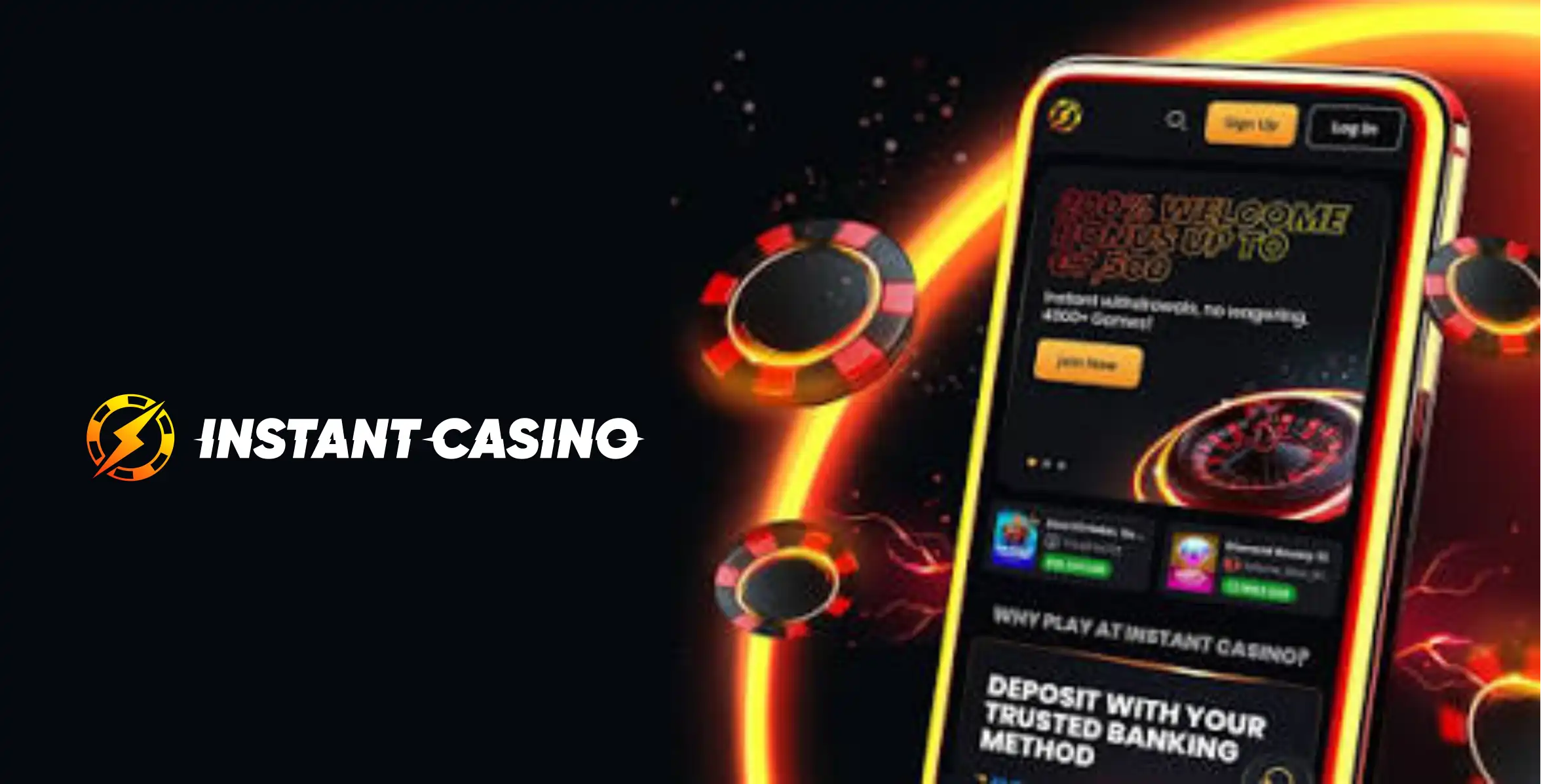 Instant Casino App Screenshot